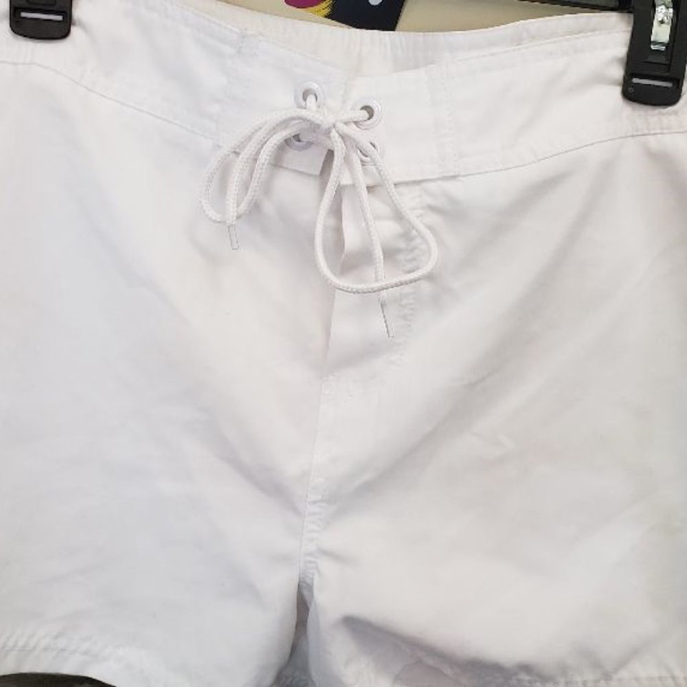White Swim Shorts or shorts Size M Sun Beam